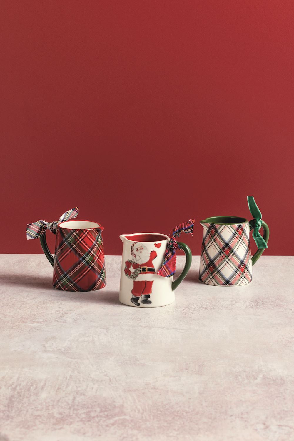 Mud Pie - Bud Vase - Tartan