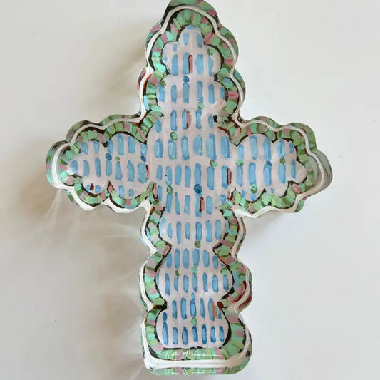 Chelsea McShane - Acrylic Block - Faithful Cross I - Findlay Rowe Designs