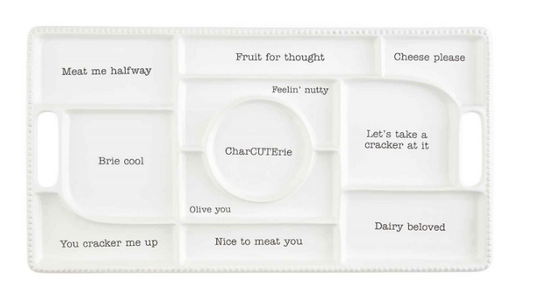 Mud Pie - Charcuterie Board - Ceramic - Findlay Rowe Designs