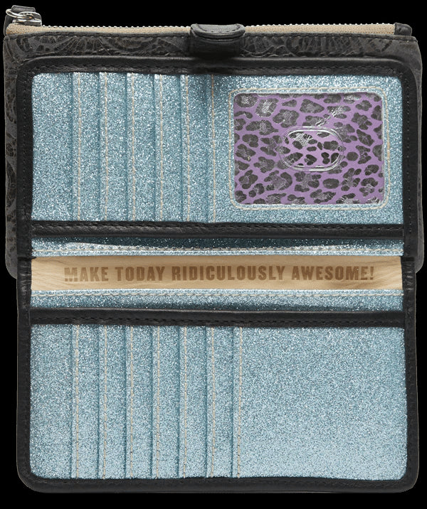 Consuela - Slim Wallet - STEELY - Findlay Rowe Designs