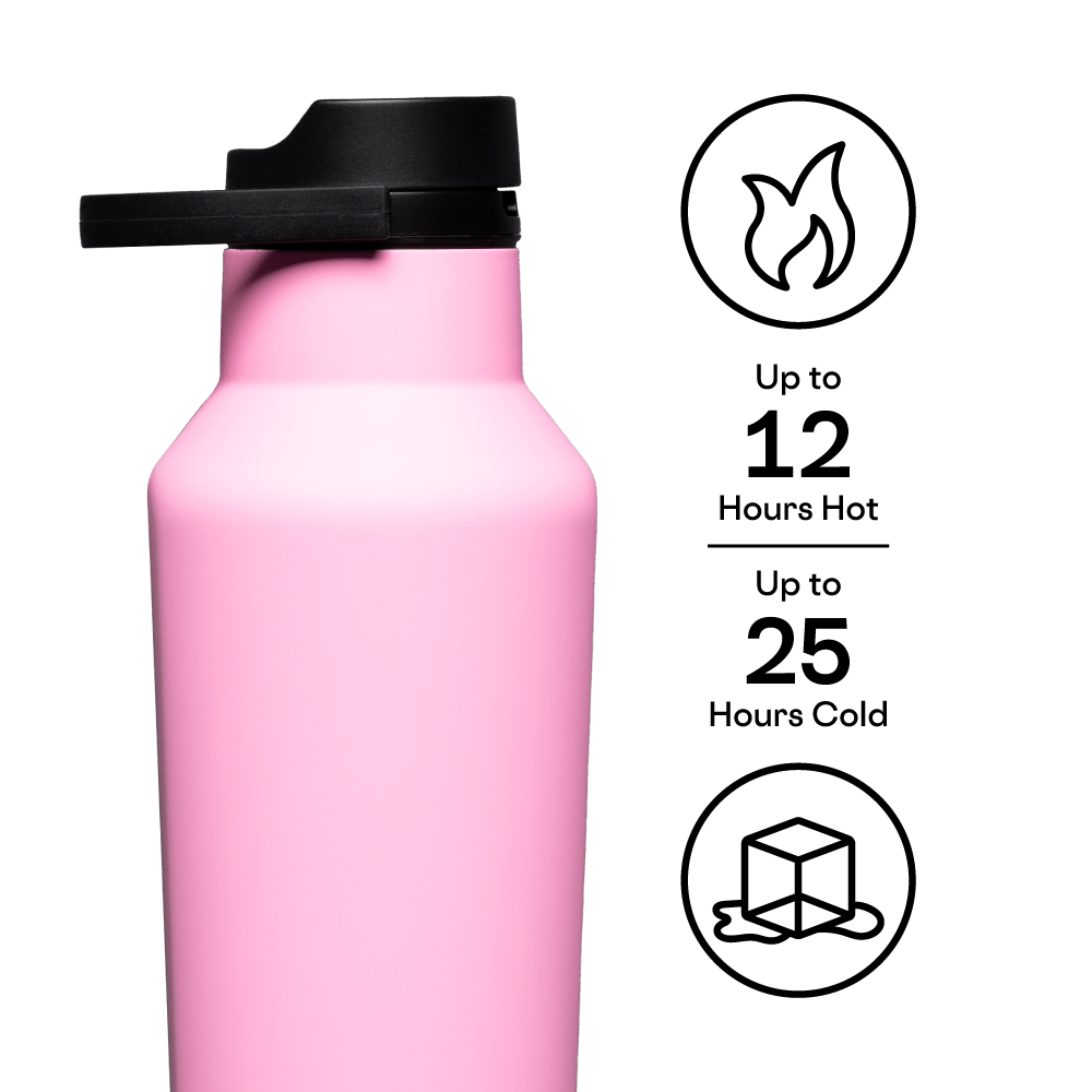 Corkcicle - 20oz Sport Canteen Series A - Pink Sun Soaked - Findlay Rowe Designs