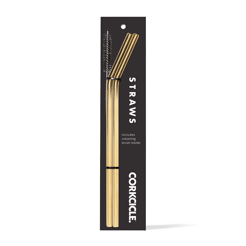 Corkcicle - Tumbler Straw 2-Pack - Gold - Findlay Rowe Designs
