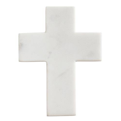 White Marble Cross - Findlay Rowe Designs