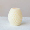 Flameless LED Debossed Pillar Candle w/ 6 Hour Timer, Cream Color (Requires 3-AAA Battery) - Findlay Rowe Designs
