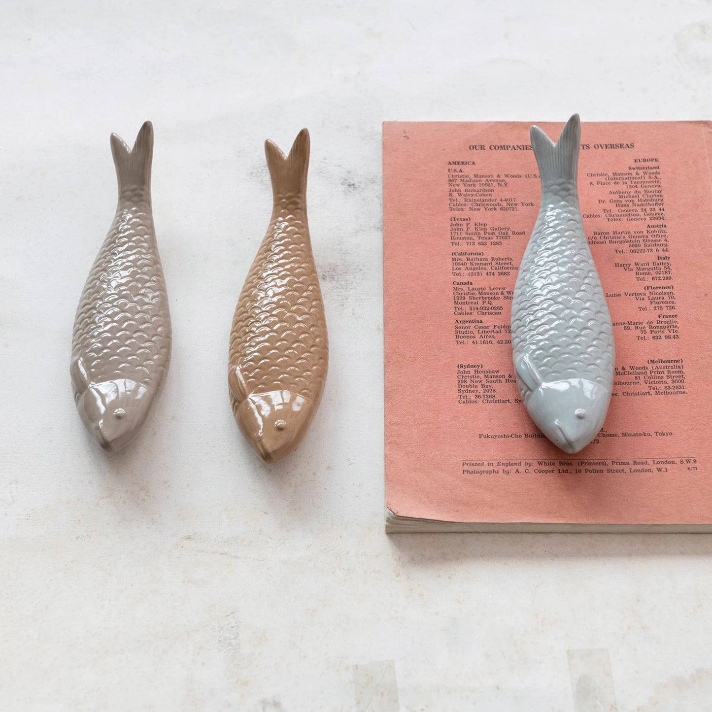 Sculpted Stoneware Fish - Findlay Rowe Designs