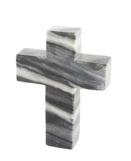 Mud Pie - Gray Marble Cross - Findlay Rowe Designs