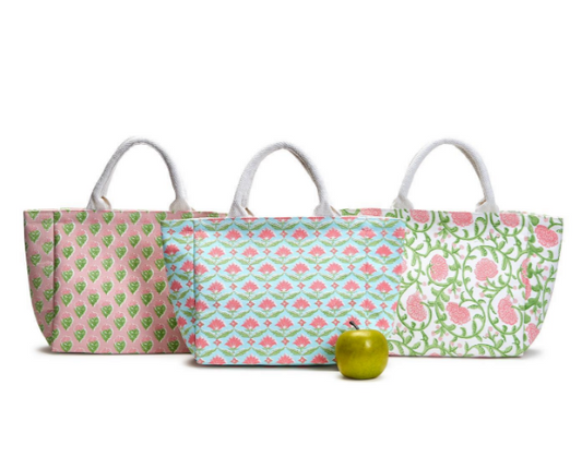 Two's Company- Floral Lunch Tote