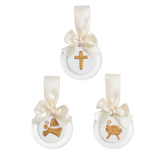 Mud Pie - Ornaments - Gold Intaglio Inspirational