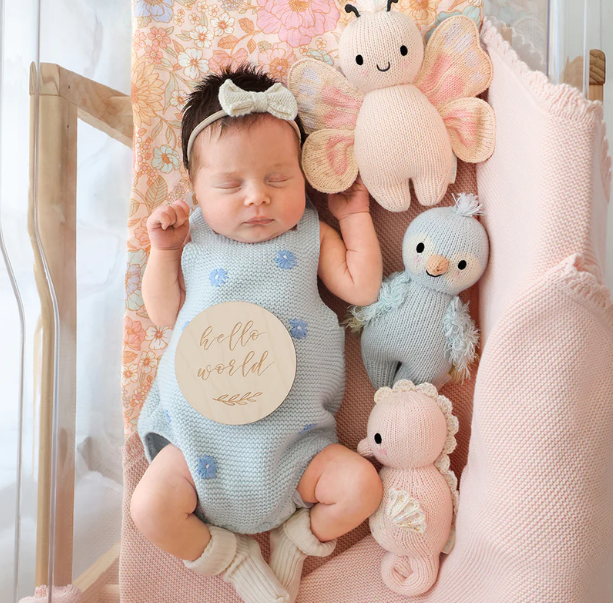 Cuddle+Kind - Baby Parrot Sky Blue - Findlay Rowe Designs