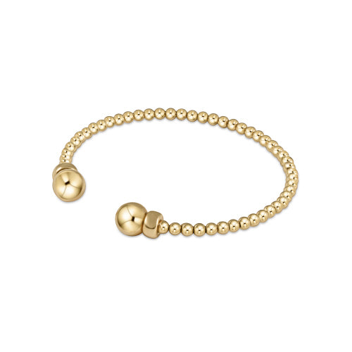 Enewton - Classic Gold 3mm Bead Cuff - Gold - Findlay Rowe Designs