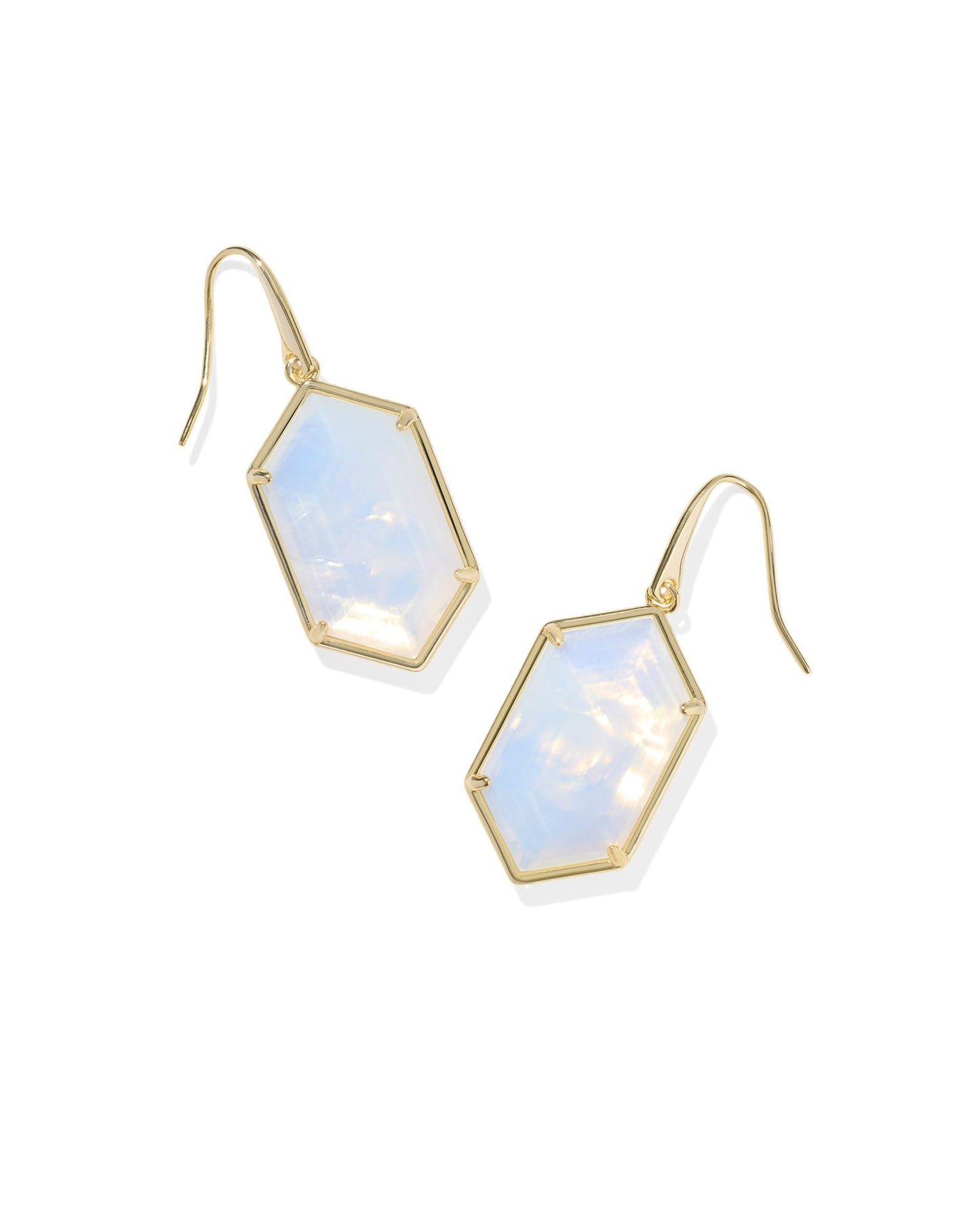 Kendra Scott - Earring - Hallie Gold Drop Earrings in -Opalite Illusion - Findlay Rowe Designs