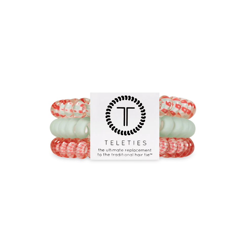 Teleties - Hair Ties - Calming Coral - Findlay Rowe Designs