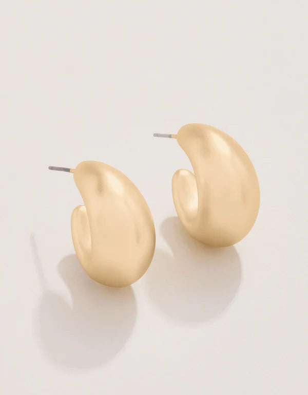Spartina - Earrings - Gold Air Hoop Earrings - 22mm - Findlay Rowe Designs
