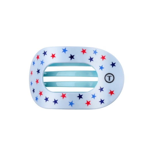 Teleties - Flat Round Hair Clip - United We Sparkle - Medium - Findlay Rowe Designs