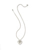 Kendra Scott - Necklace - Mallory Rose Locket Short Pendant - Silver - Findlay Rowe Designs