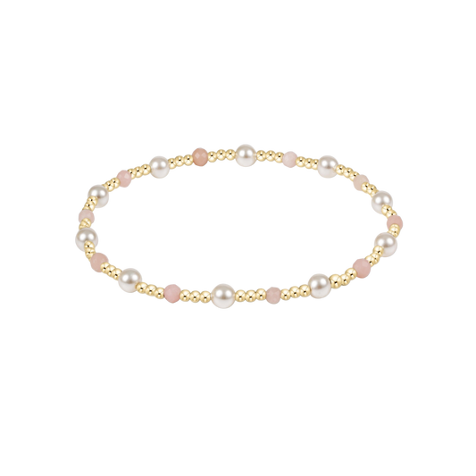 Enewton - Extends Pearl Sincerity 4mm Gem Bracelet - Pink Opal - Findlay Rowe Designs
