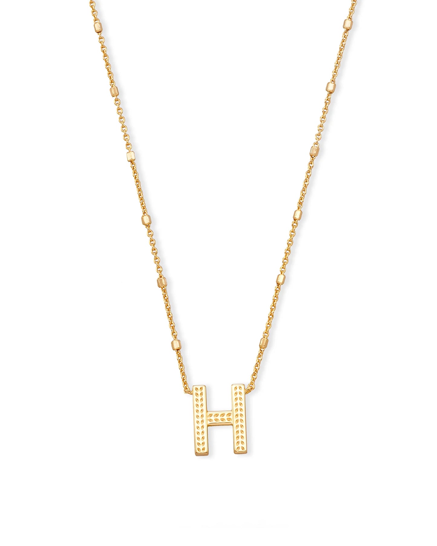 Kendra Scott - Necklace - Letter Pendant - Gold - Findlay Rowe Designs