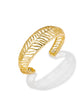 Kendra Scott - Bracelet - Tiger Striped Mikki Cuff - Gold Small - Findlay Rowe Designs