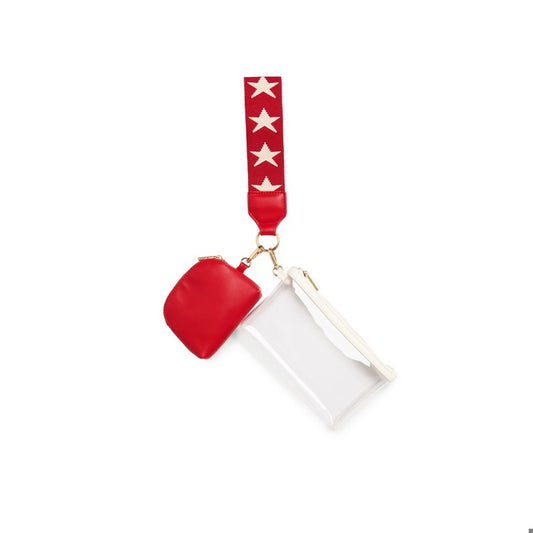 Shiraleah - Taylor Mini Wristlet - Red - Findlay Rowe Designs