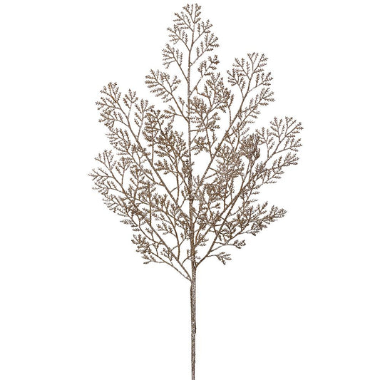 Allstate Floral - 29" Glittered Cedar Spray Gold - Findlay Rowe Designs