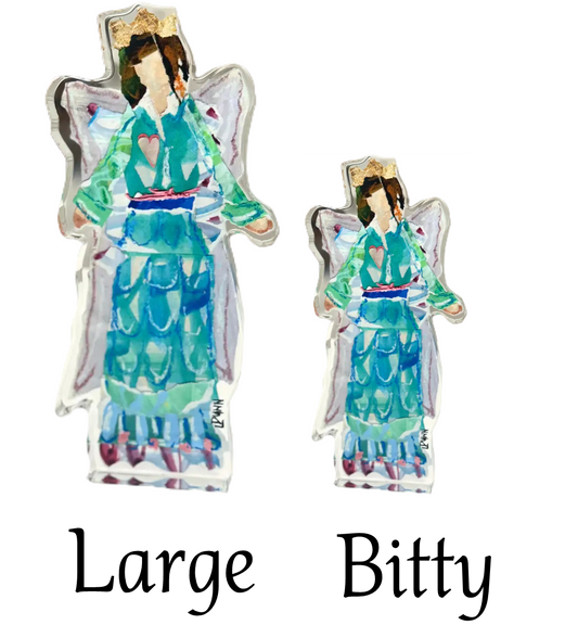 Lauren Dunn - Acrylic Block - Angel - Grace