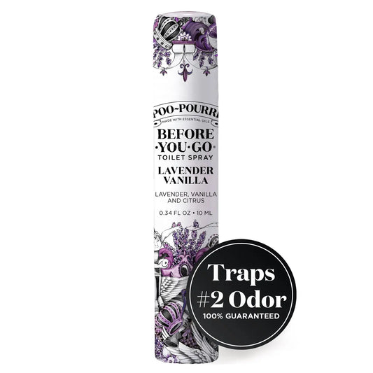 Poo-Pourri - 10ml Travel Size Toilet Spray - Lavender Vanilla - Findlay Rowe Designs
