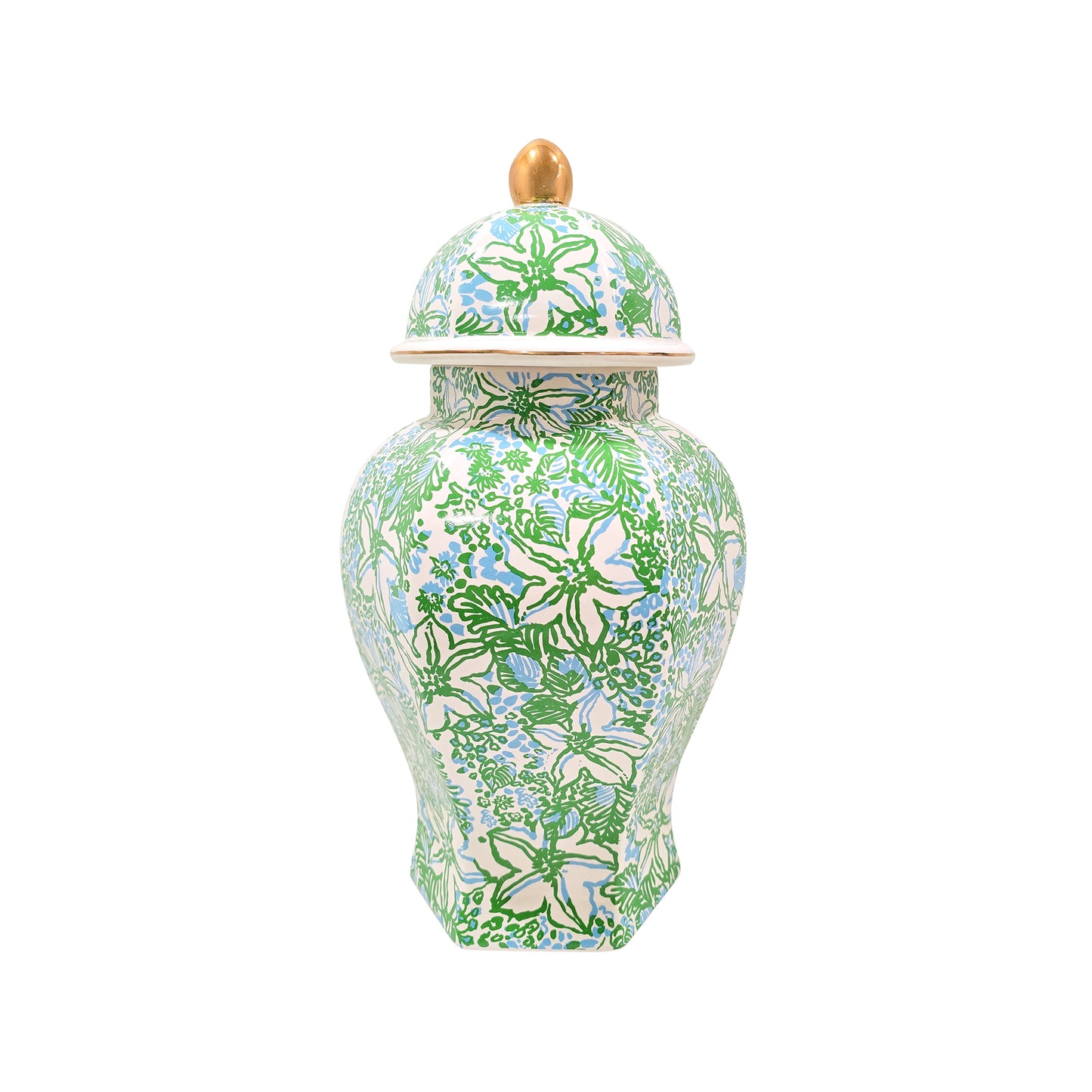 Lilly Pulitzer - Large Ginger Jar 12in - Garden Glisten - Findlay Rowe Designs