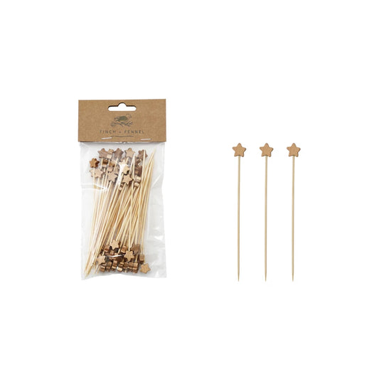Single Use Skewers - Star Shaped Handles