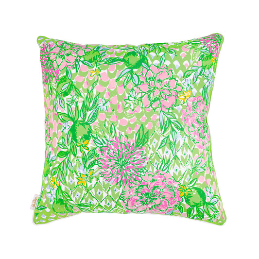 Lilly Pulitzer - Pillow - Lime Feeling Good - Large - Findlay Rowe Designs