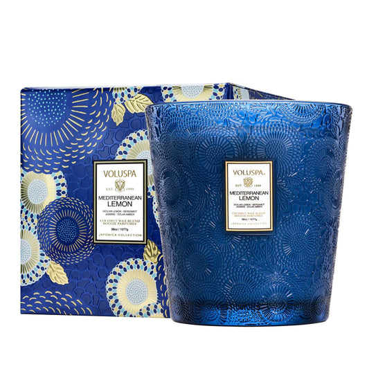 Voluspa - 3 Wick Hearth Candle - Mediterranean Lemon - Findlay Rowe Designs