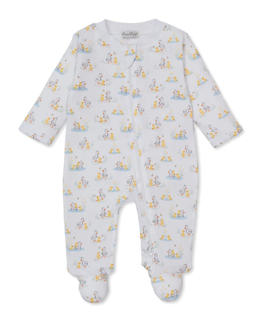 Kissy Kissy - Zip Footie - Duck Pond Paddles - Findlay Rowe Designs