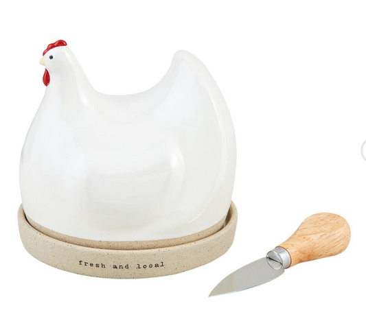 Mud Pie - Hen Cloche Set - Findlay Rowe Designs