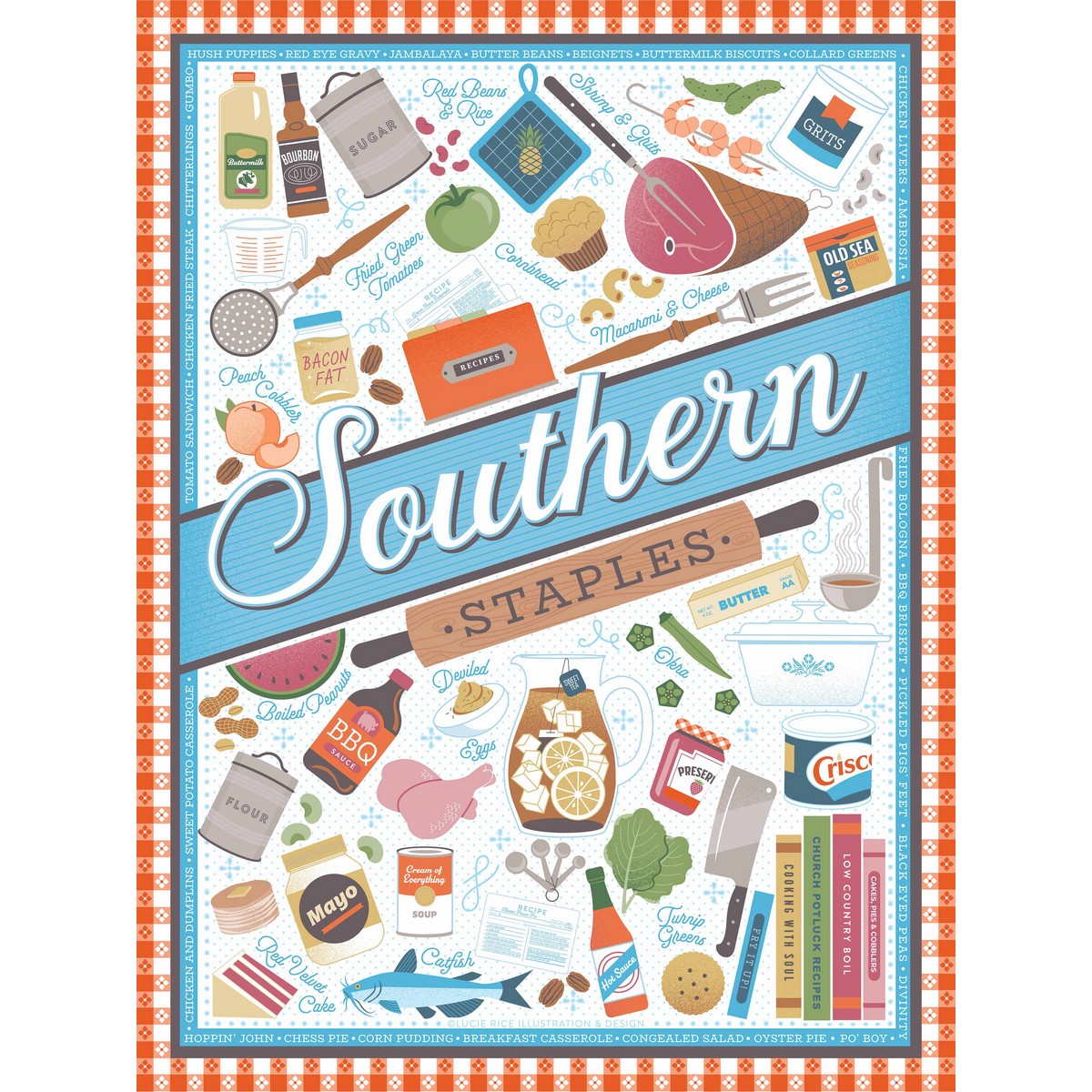 Puzzle - Southern Staples - 500 piece - Findlay Rowe Designs