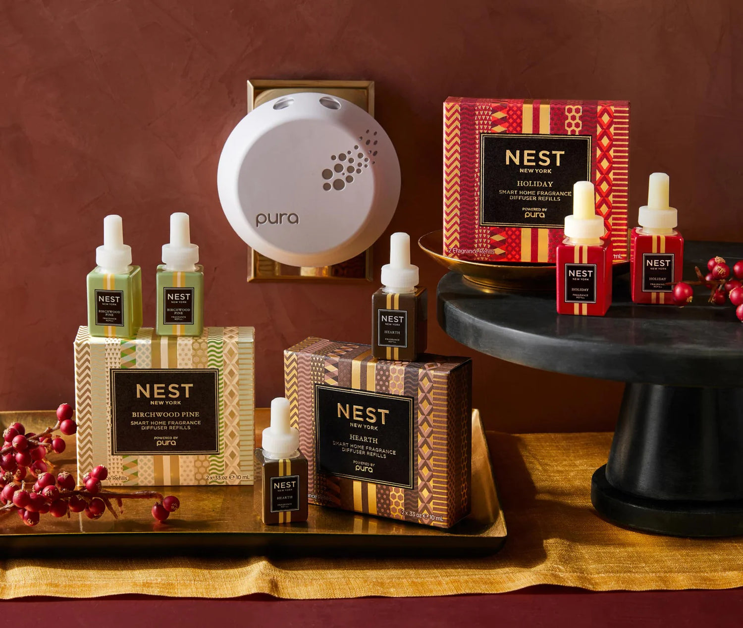 Nest - Refill Duo for Pura Smart Home Fragrance Diffuser - Holiday - Findlay Rowe Designs