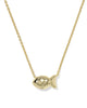 Kendra Scott - Necklace - Parker Fish Gold Short Pendant - Findlay Rowe Designs