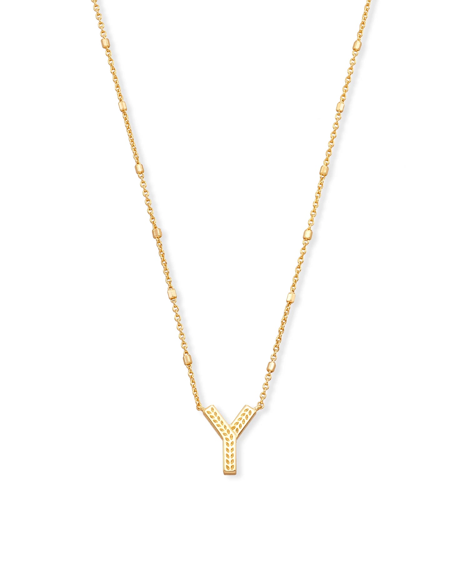 Kendra Scott - Necklace - Letter Pendant - Gold - Findlay Rowe Designs