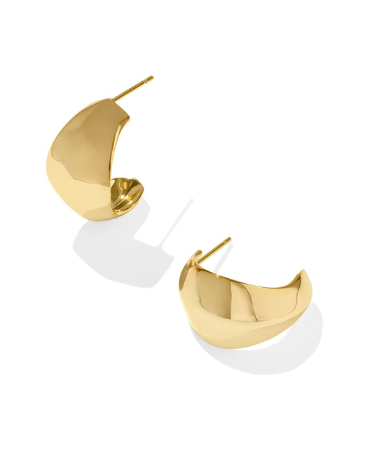 Kendra Scott - Earring - Krista Metal Hoop - Gold - Findlay Rowe Designs
