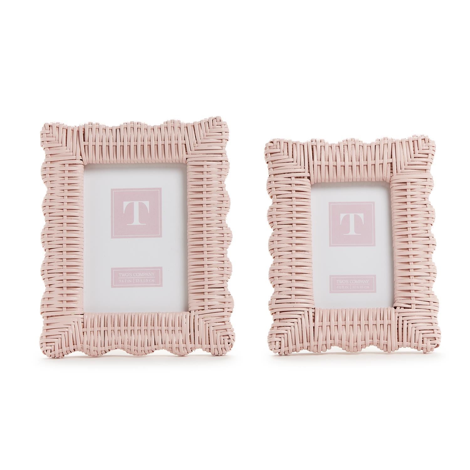 Frame - Wicker Weave - Pink - Findlay Rowe Designs