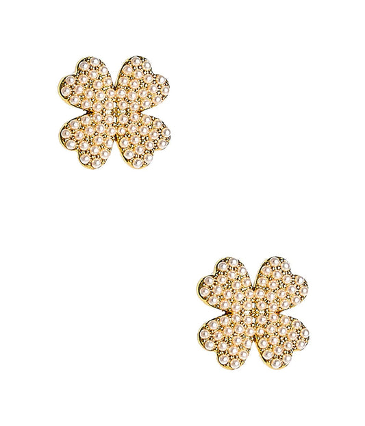 Lisi Lerch - Earring - Kay Clover - Gold Pearl
