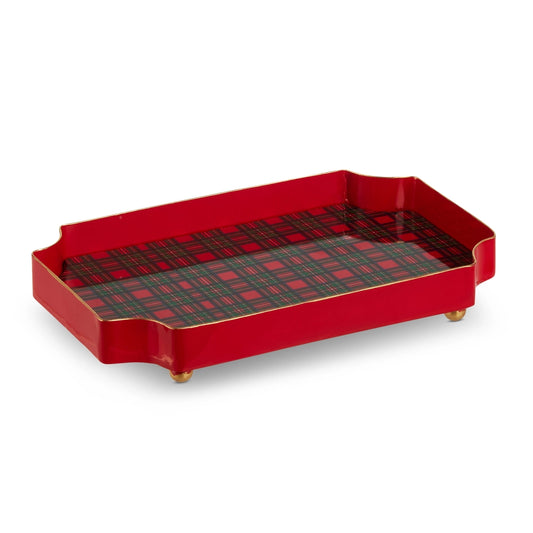Tray - Iron Tartan Plaid - 7in