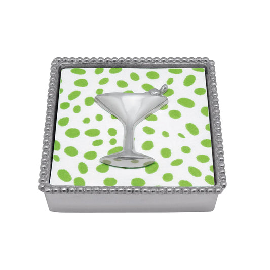 Mariposa- COCKTAIL BEADED NAPKIN BOX