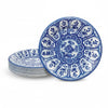 Caspari - Salad Dessert Plates - Indigo Garden Blue White - Findlay Rowe Designs