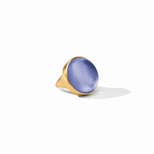 Julie Vos - Ring - Solara Statement - Tanzanite Blue - Size 8