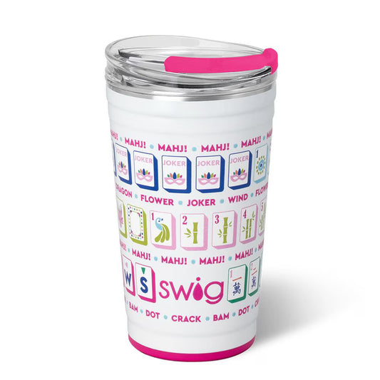 Swig - Party Cup 24oz - Mahjong - Findlay Rowe Designs