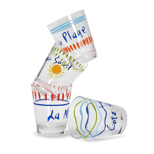 Two's Company- La Mer Beach Tumblers - Findlay Rowe Designs