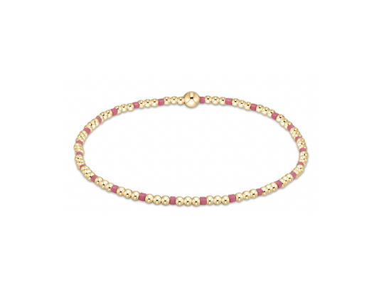 Enewton - Hope Sincerity Pattern 2mm Bead Bracelet - Bright Pink - Findlay Rowe Designs
