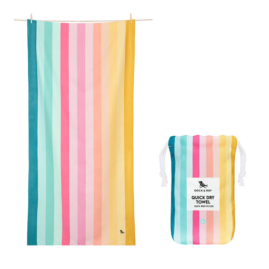 Dock & Bay - Quick Dry Towels - Coastal Candy - Findlay Rowe Designs