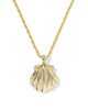 Kendra Scott - Necklace - Lucia Shell Gold Short Pendant - Findlay Rowe Designs