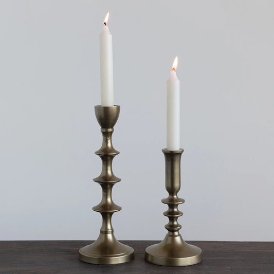 Candle - Taper Holder - Antique Gold - Findlay Rowe Designs