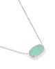 Kendra Scott - Necklace - Elisa Silver Pendant - Mint Iridescent Abalone - Findlay Rowe Designs